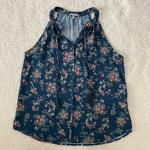 High Neck Tank Blouse